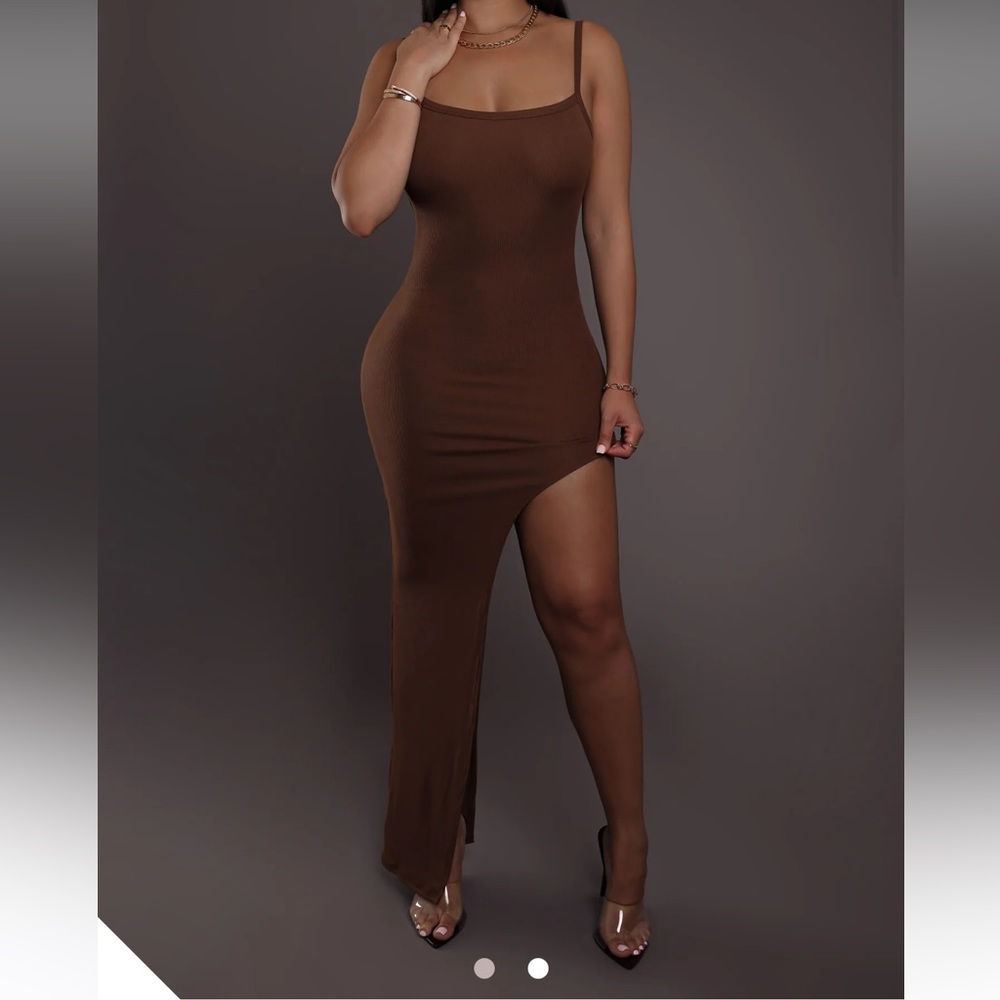 High Slit Maxi Dress